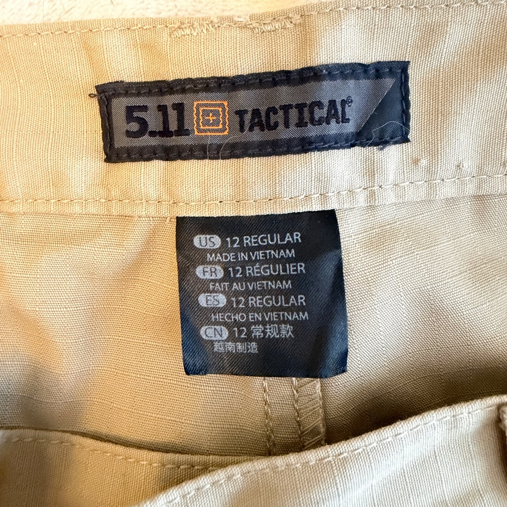 5.11 Tactical Khaki cargo trouser